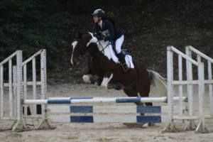 Bertille et maddisson sur le saut